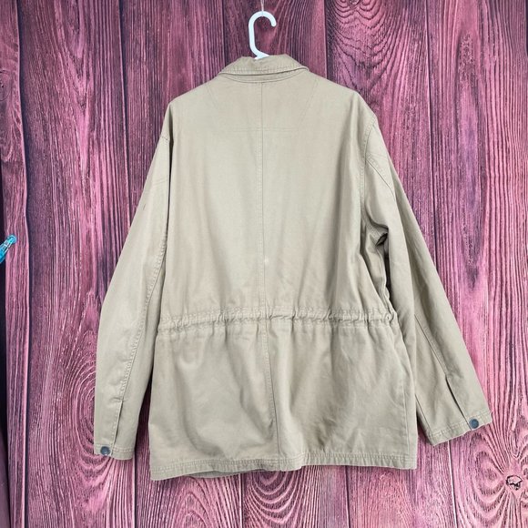 Timberland Abington Rugged Military Jacket Men's Size XL Tan/Khaki 4802J - Picture 2 of 11
